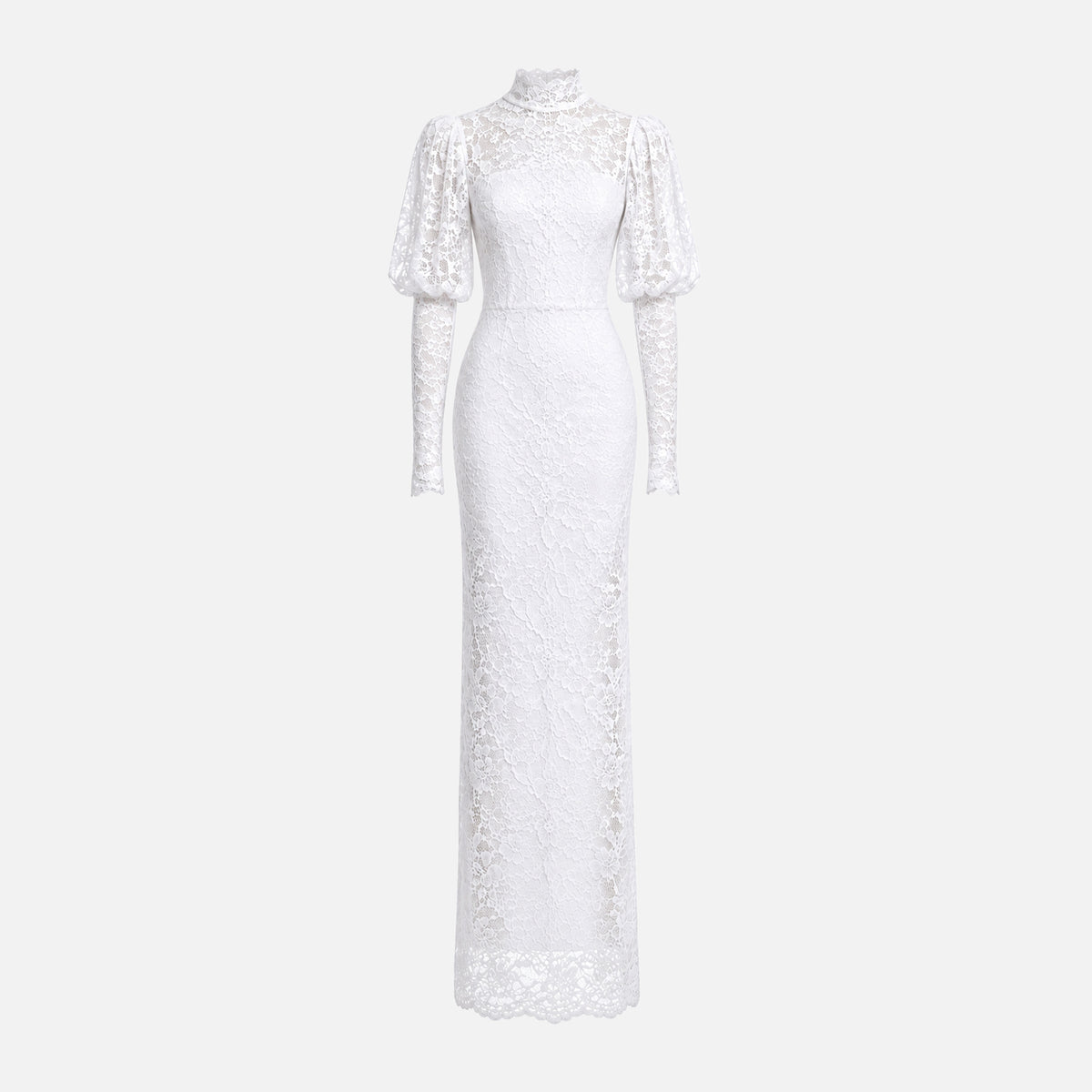 LACE LONG DRESS