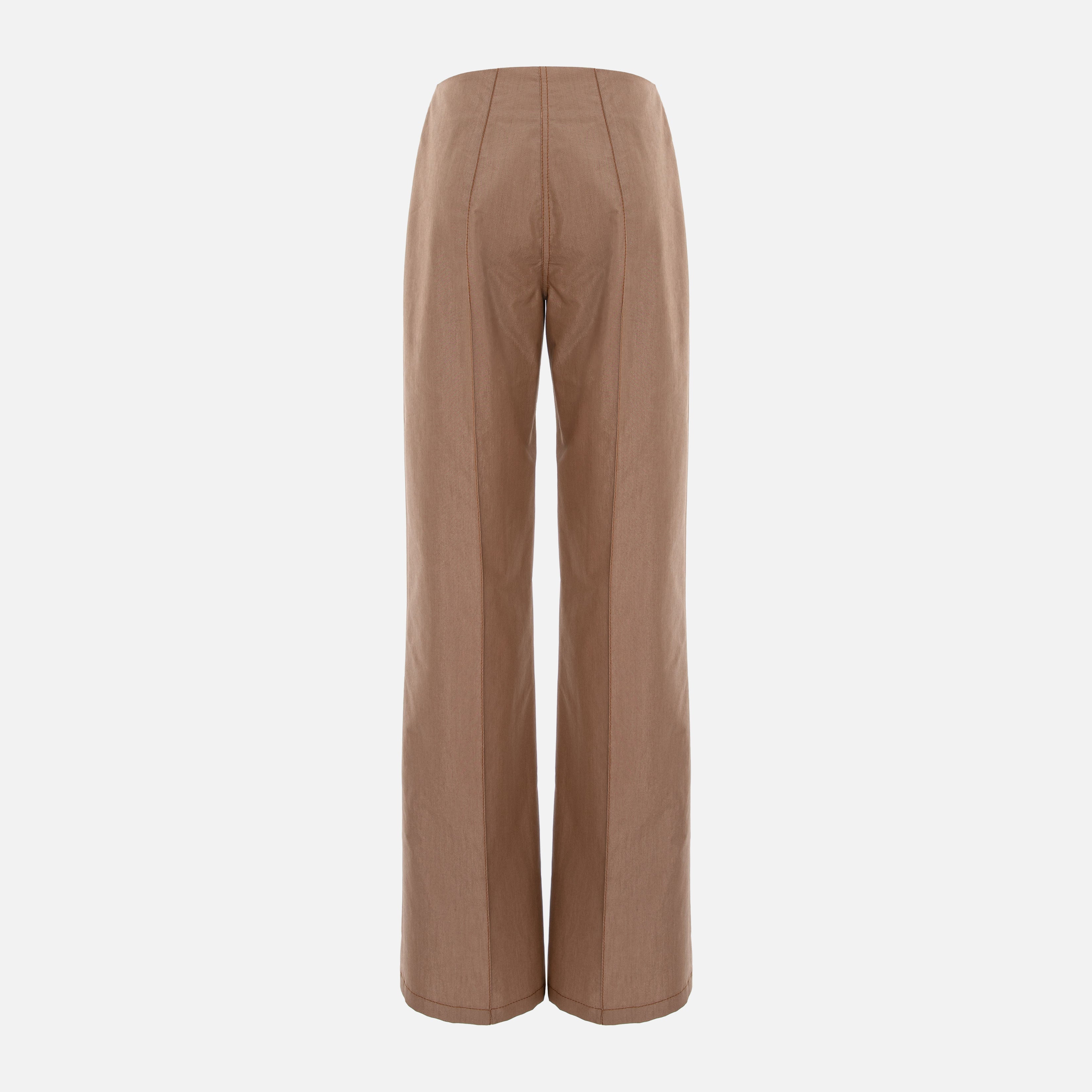 TAFFETA STRAIGHT TROUSERS
