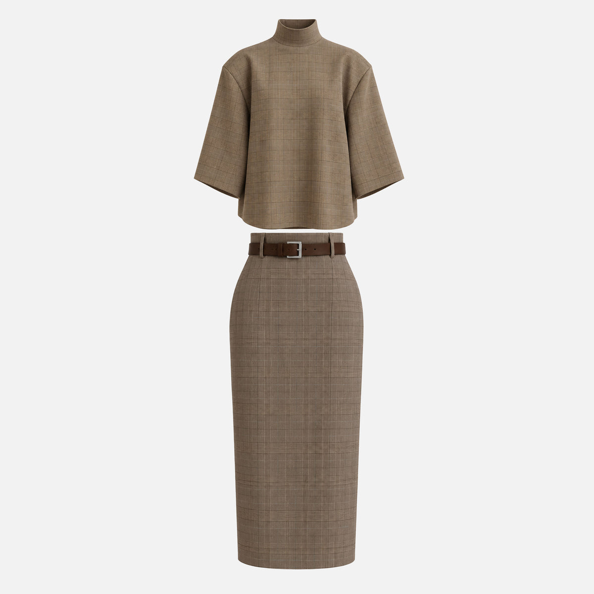 WOOL & SILK TWO-PIECE SET