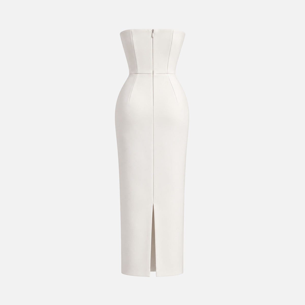 SILK MIDI DRESS