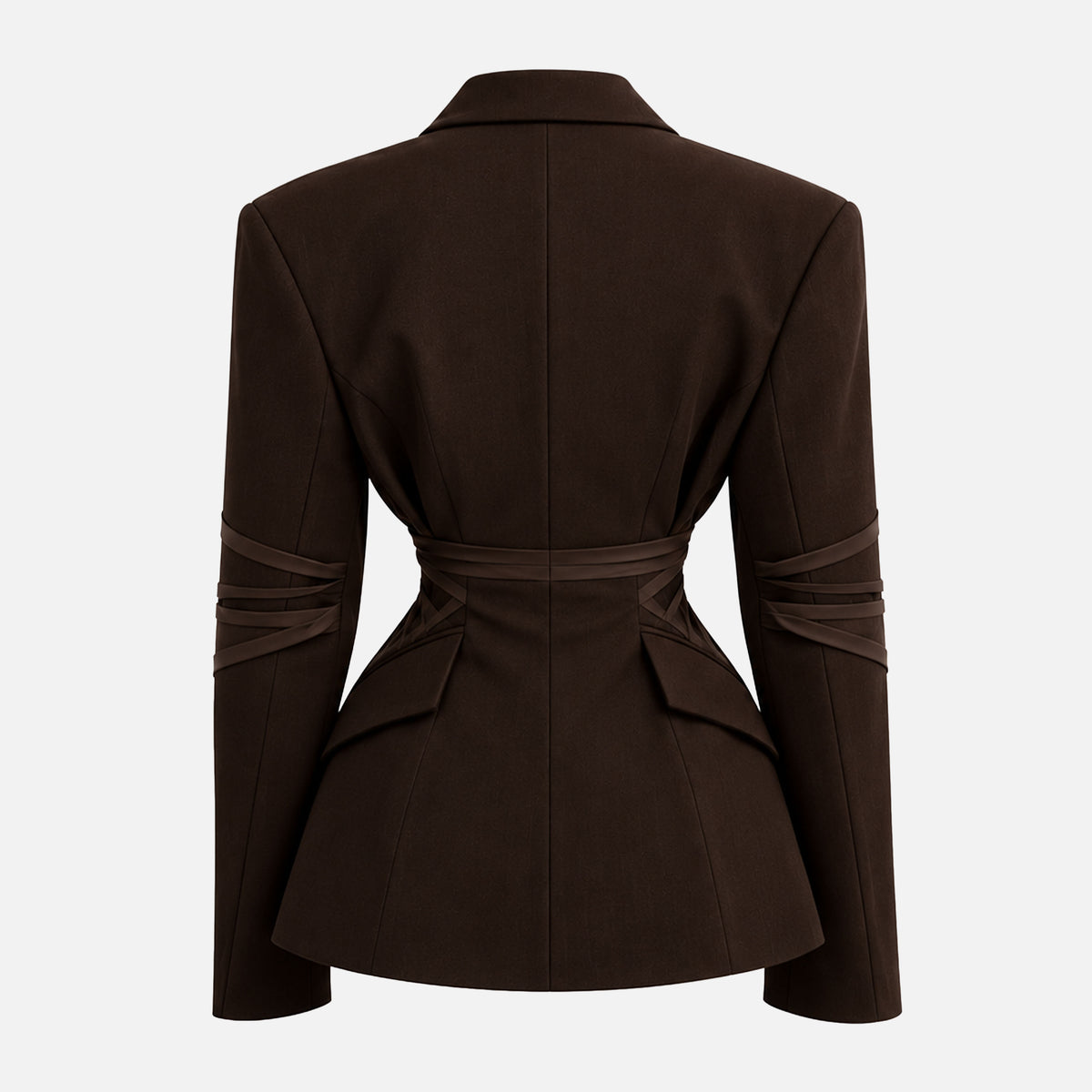 STRUCTURED SILK BLAZER