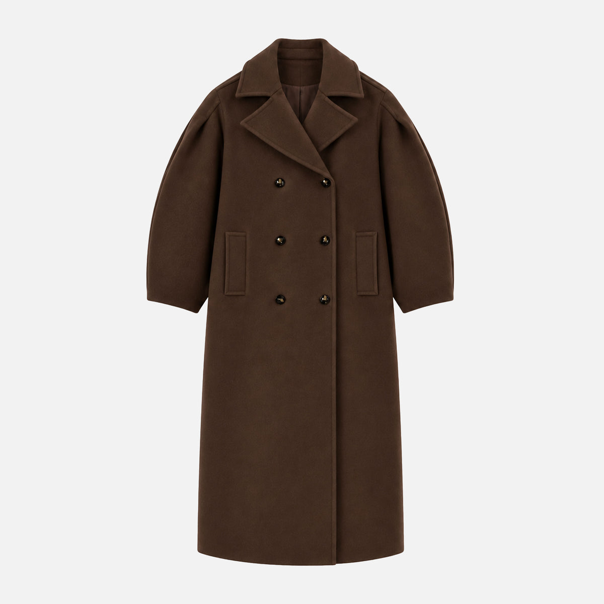SCULPTED BALLOON WOOL COAT