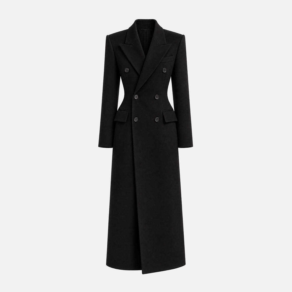 SCULPTED WOOL COAT