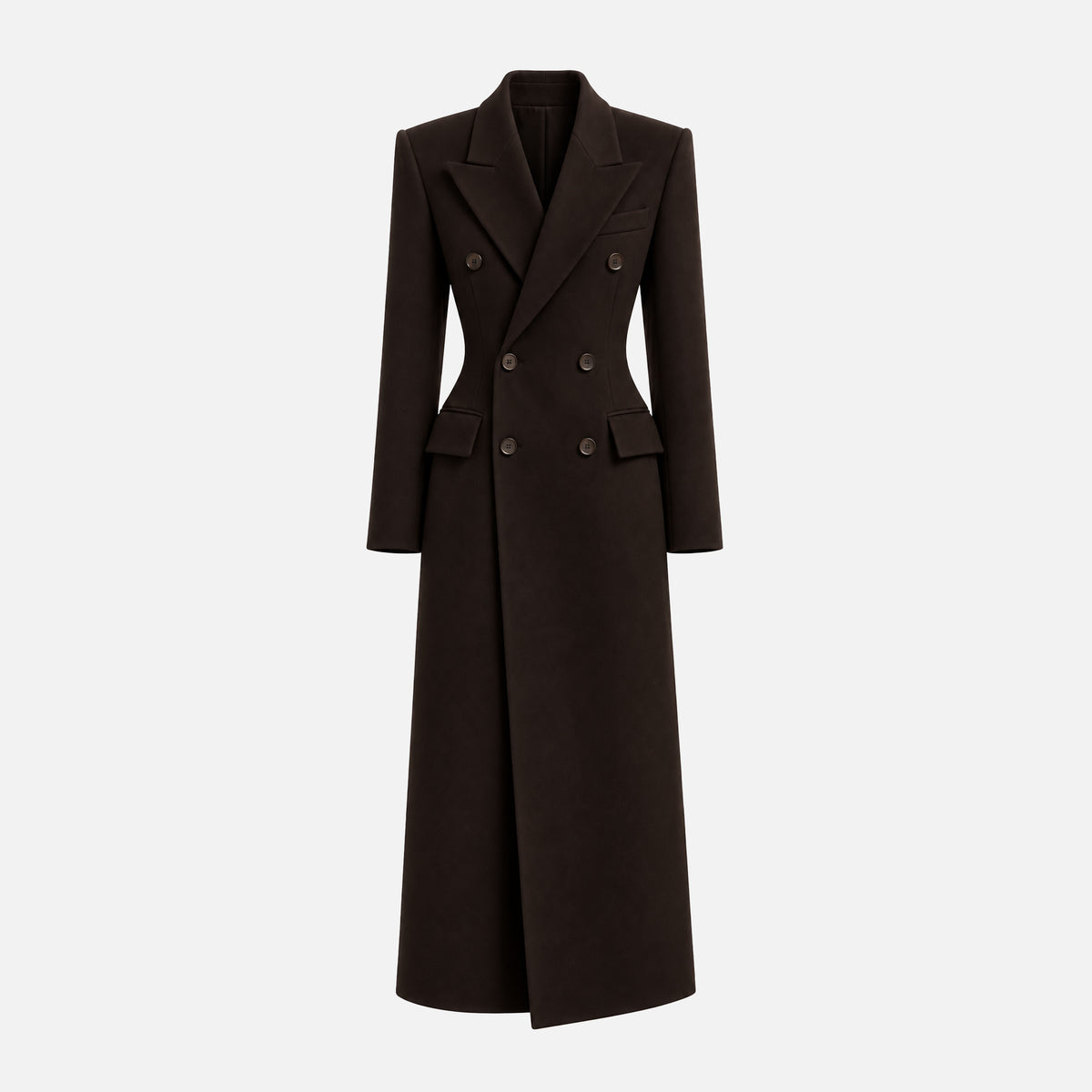 SCULPTED WOOL COAT