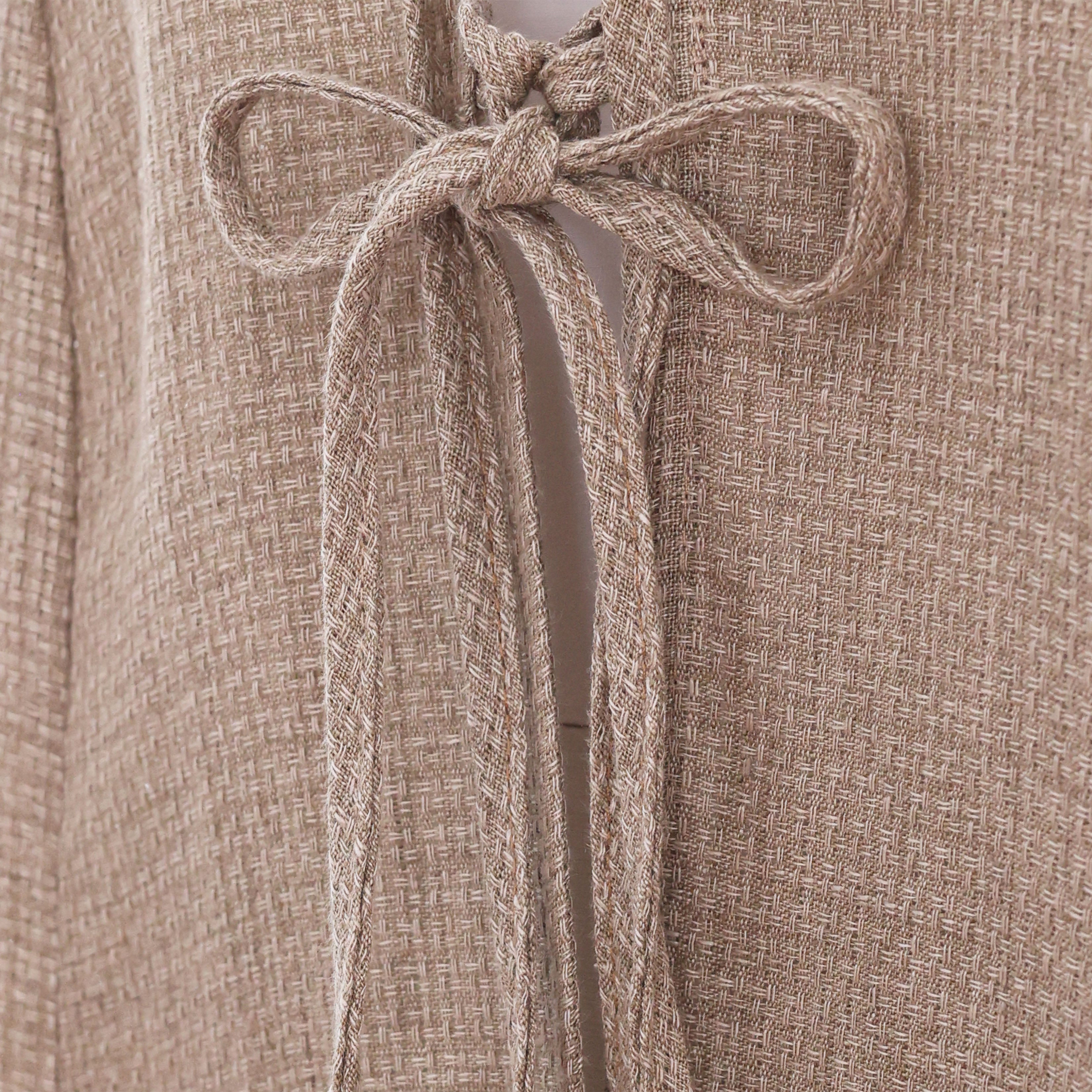LONG LINEN TOP