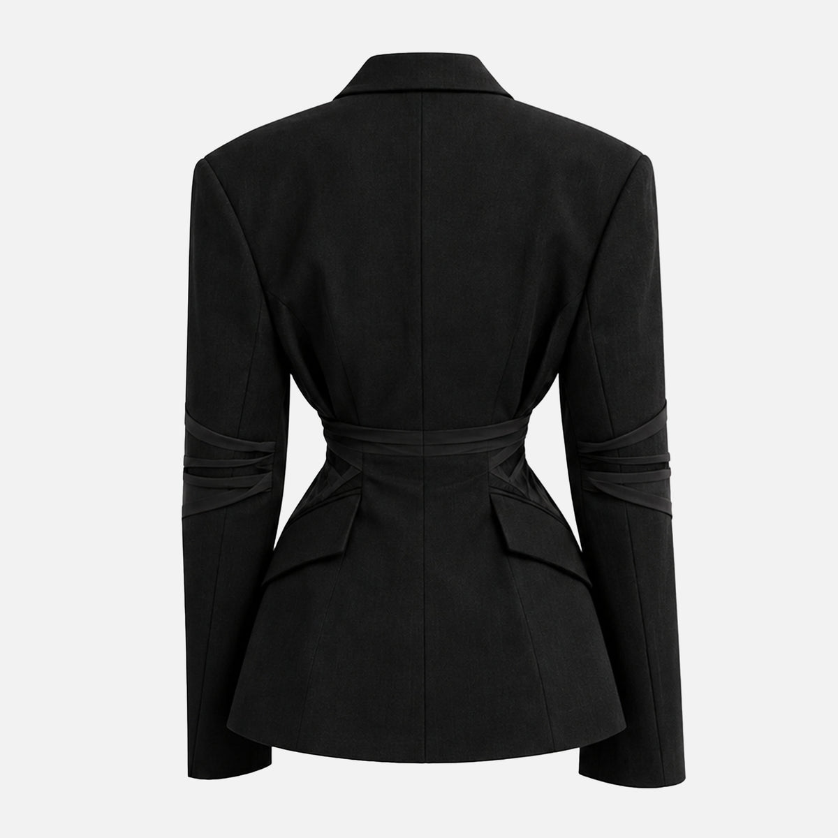 STRUCTURED SILK BLAZER