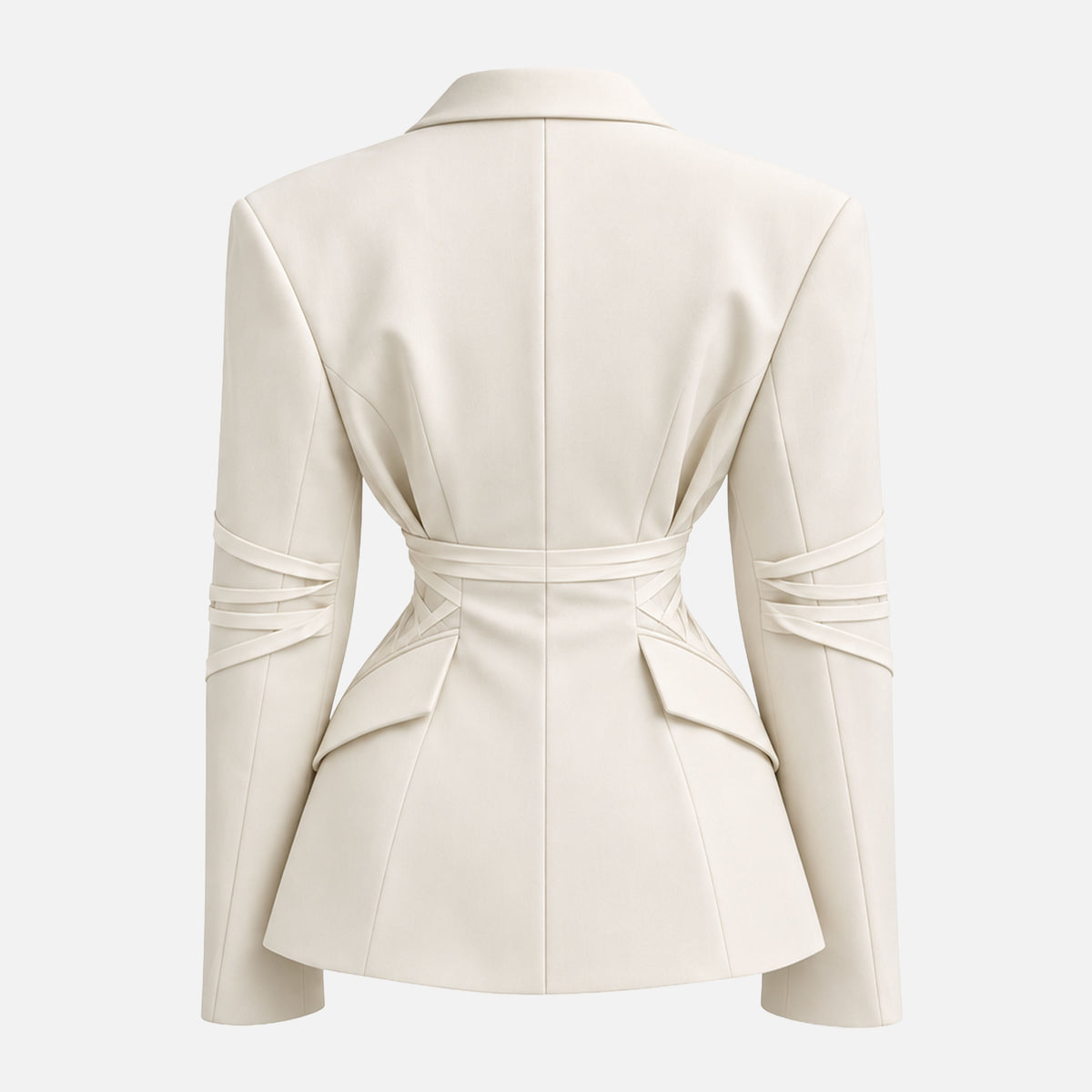 STRUCTURED SILK BLAZER