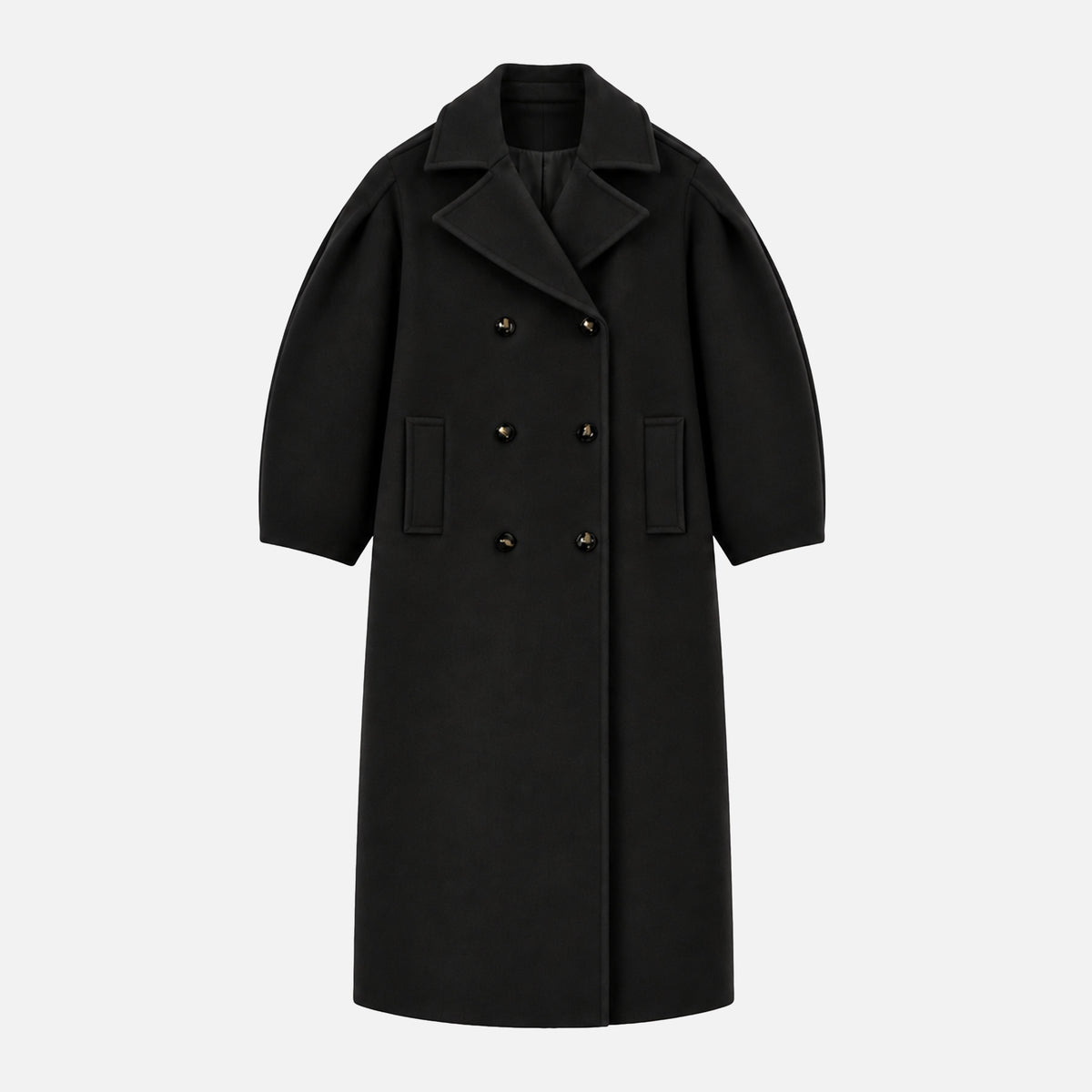 SCULPTED BALLOON WOOL COAT