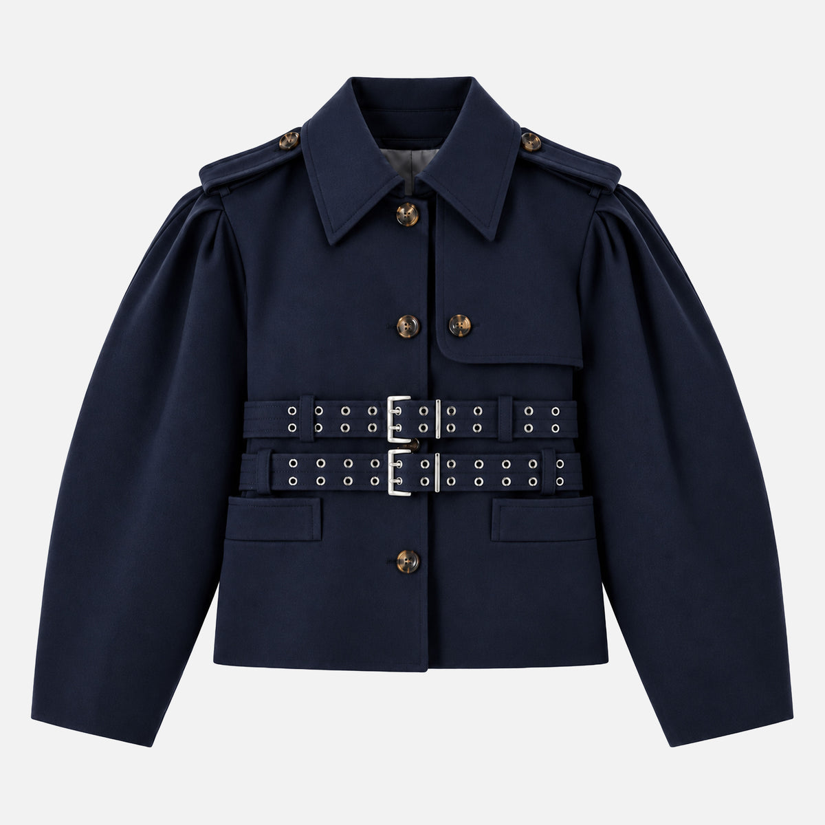 EXTRAFINE WOOL STRUCTURED JACKET