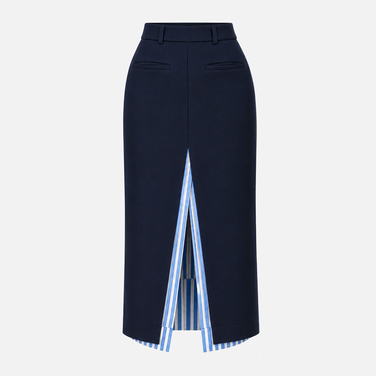 PREMIUM SILK MIDI SKIRT