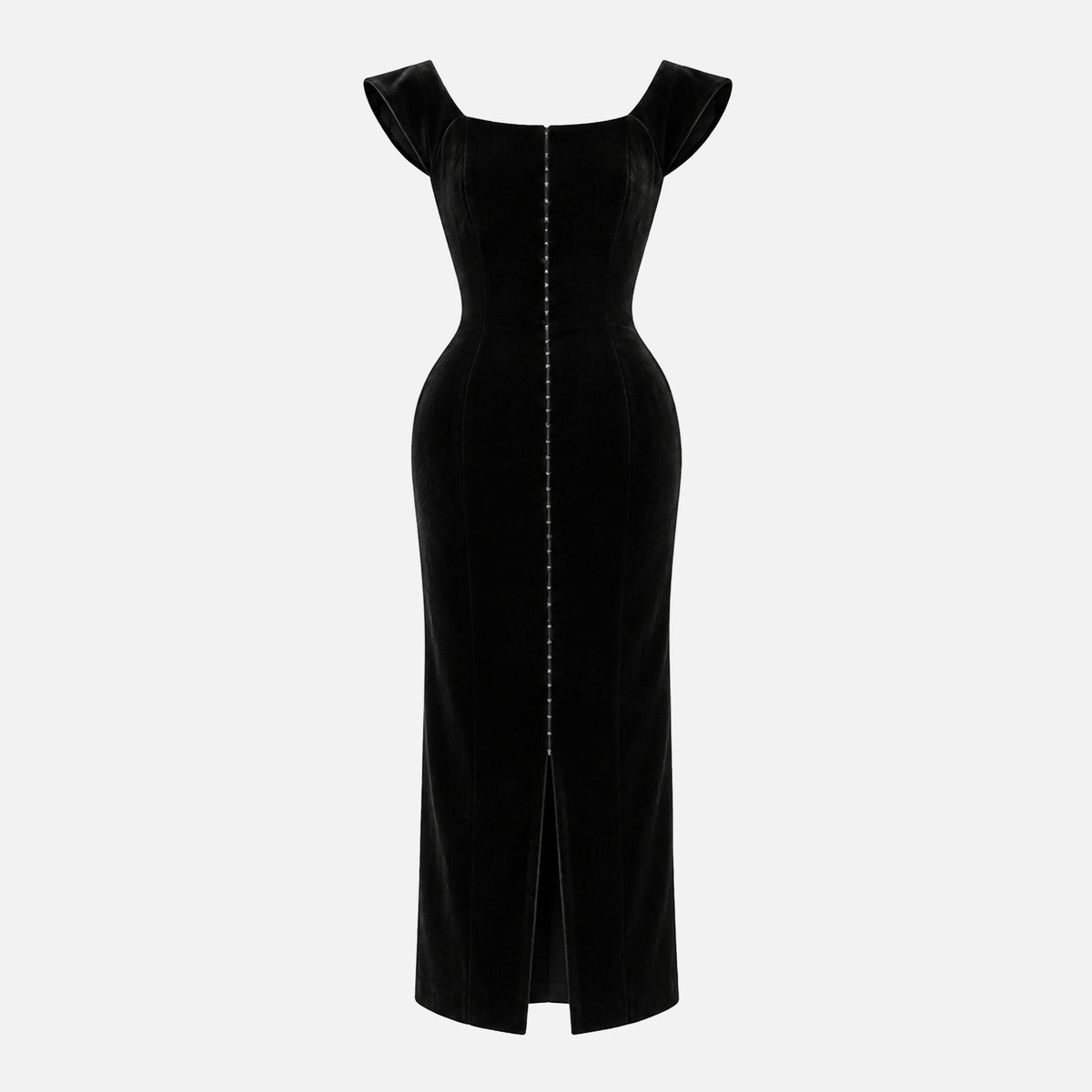 VICTORIAN-STYLE MIDI DRESS
