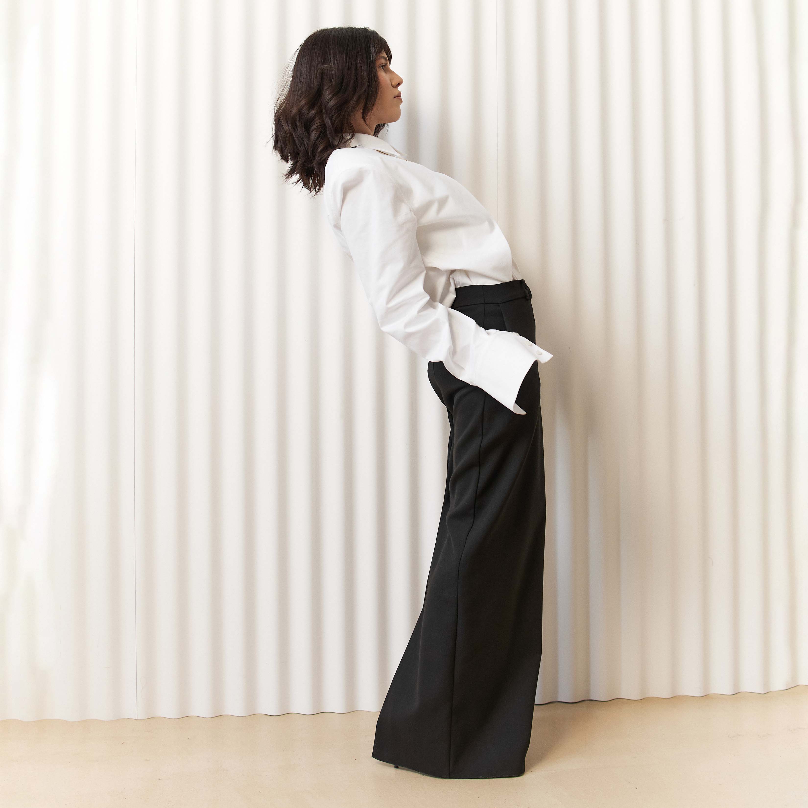 WHITE ARCHITECTURAL SHIRT